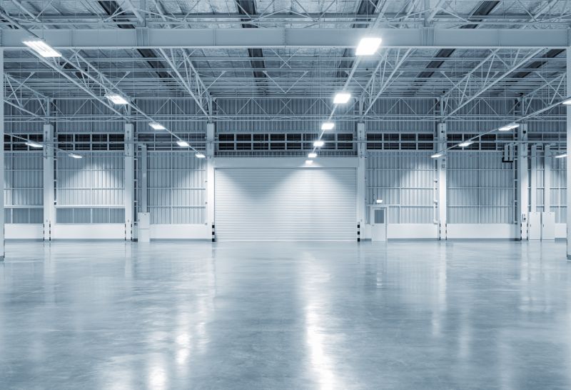 Polished Concrete in a Warehouse